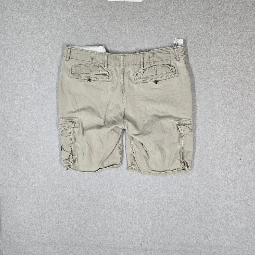 Levi's Men Shorts 34 Khaki Cargo Twill Outdoor Pockets Mid Rise 9